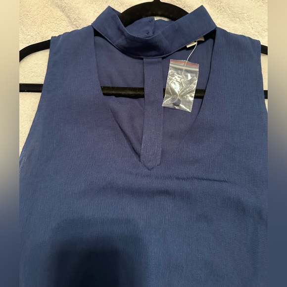 Navy blue blouse, size L - Picture 3 of 3